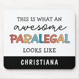 Custom Paralegal Phantastisch Legal Assistant Funn Mousepad