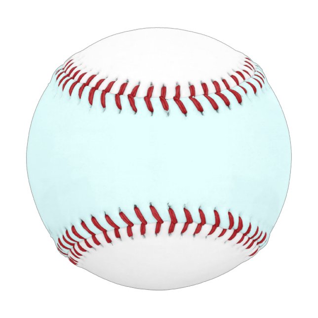 Custom Pastel Blue Baseball (Vorderseite)