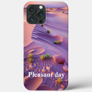 Custom Pastel Desert mit Cactus Pflanze Monogram Case-Mate iPhone Hülle