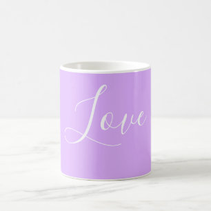 Custom Pastel Mauve Solid Color Minimalistische Ho Kaffeetasse