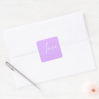 Custom Pastel Mauve Solid Color Minimalistische Ho