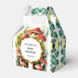 Custom Pastel Mushroom Baby Dusche Geschenkschachtel