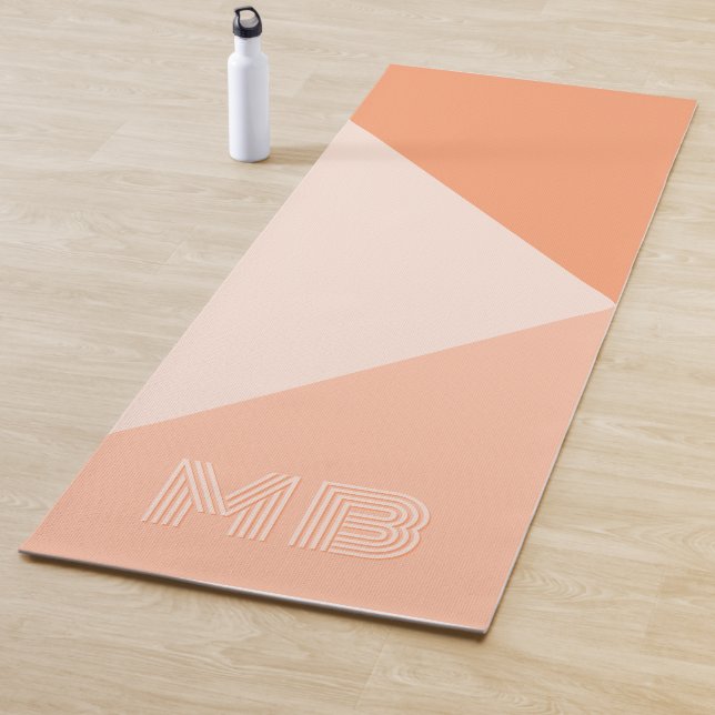 Custom Pastel Sunny Peach Summer Corrange Orange Yogamatte (Beispiel)