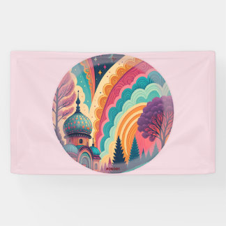 Custom Pastell Fantasy Dome Banner