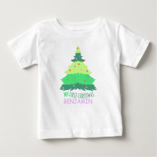 Custom Pastor und Niedlich Mein erster Weihnachtsn Baby T-shirt
