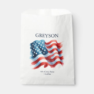 Custom Patriotic American Flag Geschenktütchen