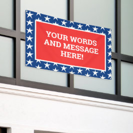 Custom Patriotic Banner