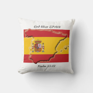 Custom Patriotic FLAG SPANIEN Kissen
