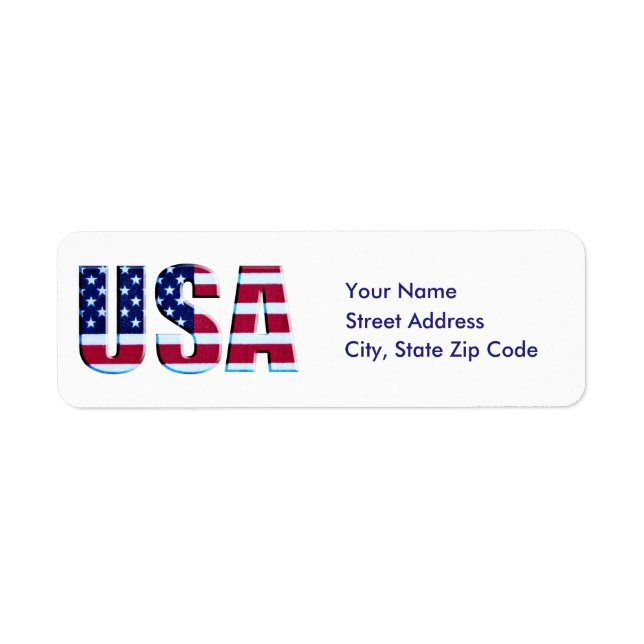 Custom Patriotic Flag USA (Vorne)