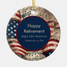 Custom Patriotic Retirement Party