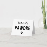 Custom Pawdre Typografy Dog Vater New Dog Eigentüm