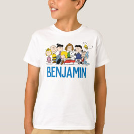 Custom Peanuts | Charlie Brown und Gang Birthday T-Shirt
