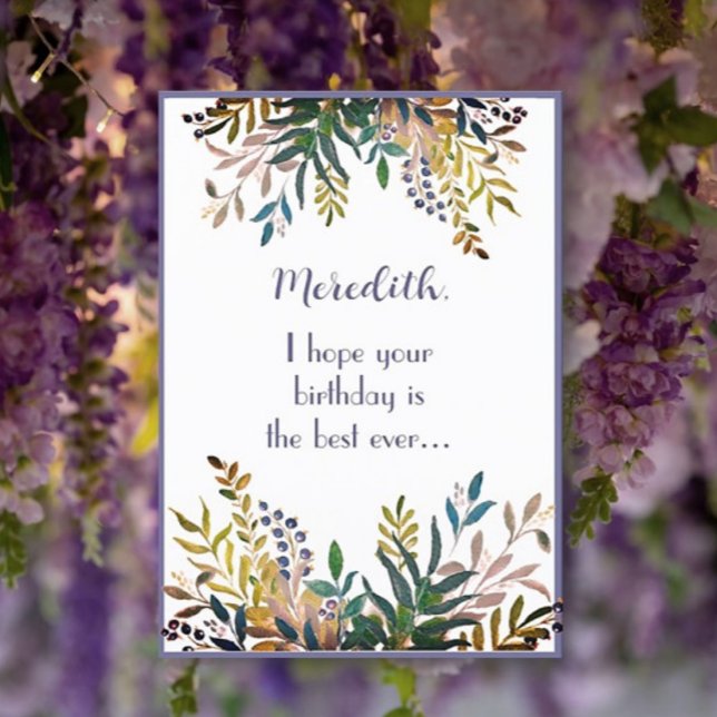 Custom, Personal Happy Birthday Tochterkarte Karte (Von Creator hochgeladen)