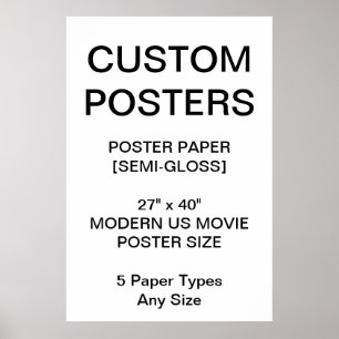 Custom Personalisiert 27"x40" Semi-Gloss Poster