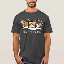 Custom Personalisiert 3 Foto Vater der Braut