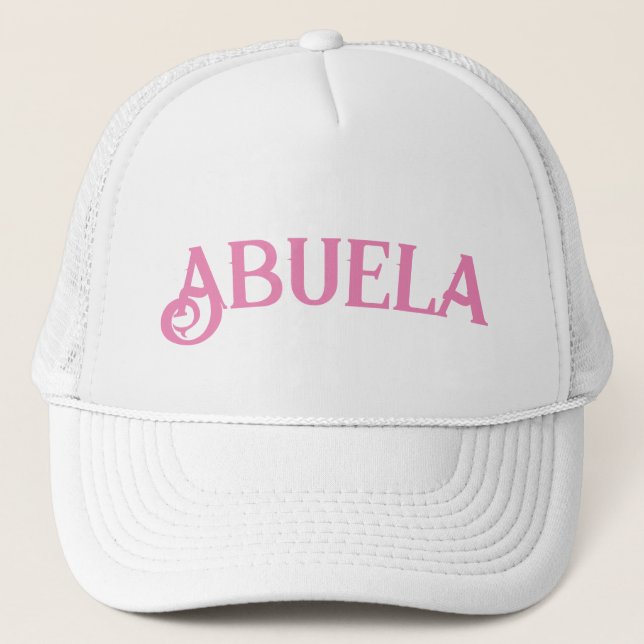 Custom Personalisiert Abuela Perfect Oma Hat Truckerkappe (Vorderseite)