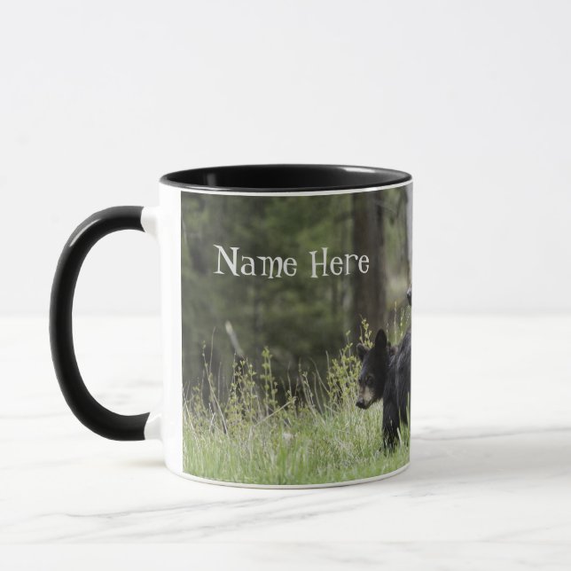 Custom Personalisiert Bear Coffee Tasse Cup (Links)