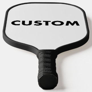 Custom Personalisiert BLACK Handfräsen Carbon Fibe Pickleball Schläger