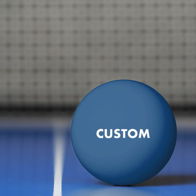 Custom Personalisiert BLUE Tischtennis Tischtennisball (Netto)