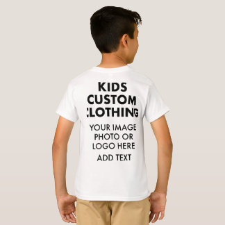 Custom Personalisiert BOY'S T - SHIRT - WEISS