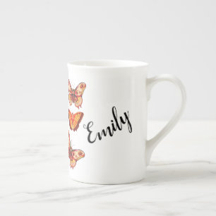 Custom Personalisiert Butterfly Prozellantasse