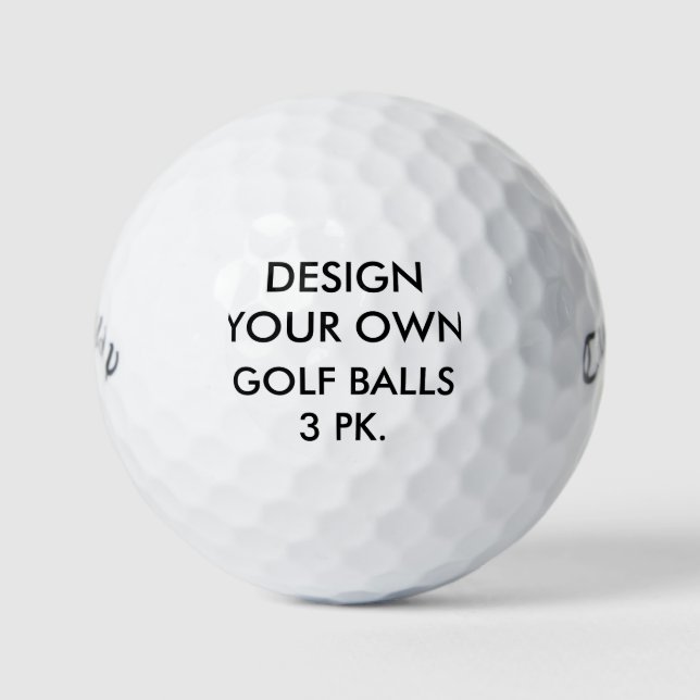 Custom Personalisiert Callback Warbird Golf Balls Golfball (Vorderseite)