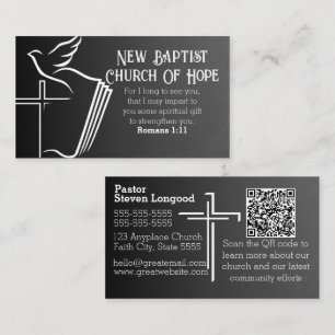 Custom Personalisiert Church Business Card Visitenkarte