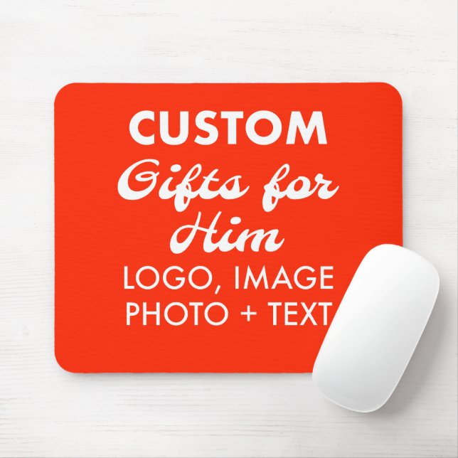 Custom Personalisiert Ferrari Red Mouse Pad Mousepad (Mit Mouse)