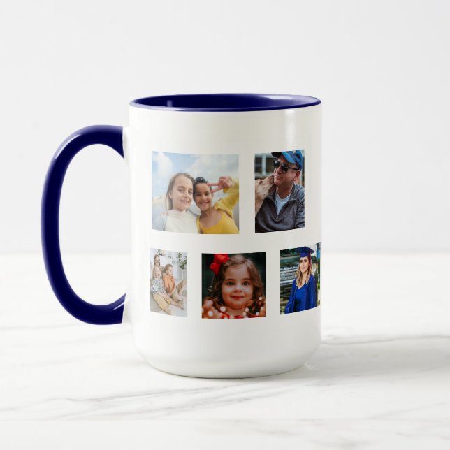 Custom Personalisiert Foto Collage Coffee Tasse (Links)