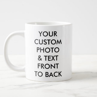 Custom Personalisiert FOTO GIANT JUMBO TASSE 20oz