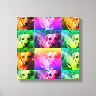 Custom Personalisiert Foto Pop Art Leinwand