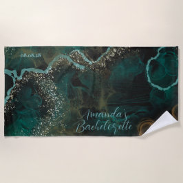 Custom Personalisiert Funkelnd Rock Bachelorette Strandtuch