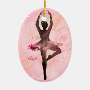 Custom Personalisiert Girls Ballerina Tanz Keramik Ornament