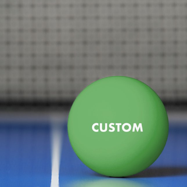 Custom Personalisiert GREEN Tischtennis Tischtennisball (Netto)
