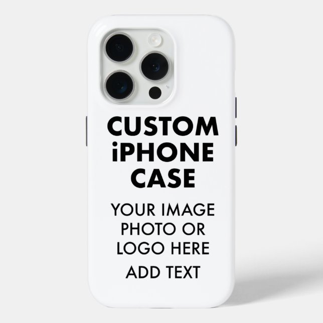 Custom Personalisiert iPhone 15 PRO TOUGH FALL Case-Mate iPhone Hülle (Rückseite)