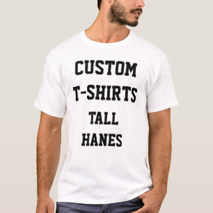 Custom Personalisiert Men TALL HANES T - SHIRT