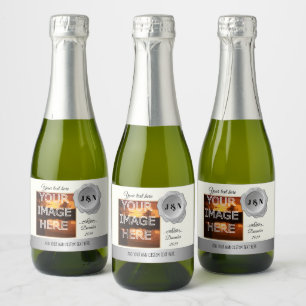 Custom Personalisiert Mini Sparkling Wine Flasche 