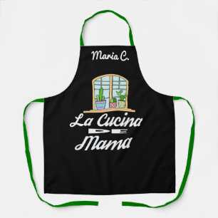 Custom Personalisiert Name Cucina de MAMA Koch Bak Schürze
