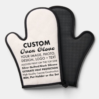 Custom Personalisiert Oven Glove/Mit Silicone Ofenhandschuh
