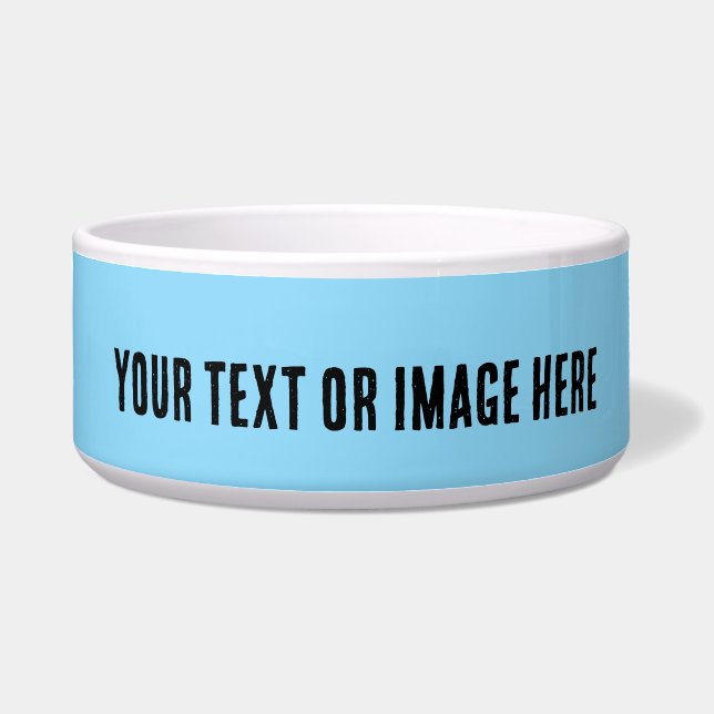 CUSTOM PERSONALISIERT PET DOG CAT BOWES NAPF (Vorderseite)