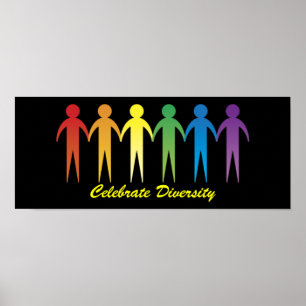 Custom Personalisiert Rainbow Pride Banners Poster