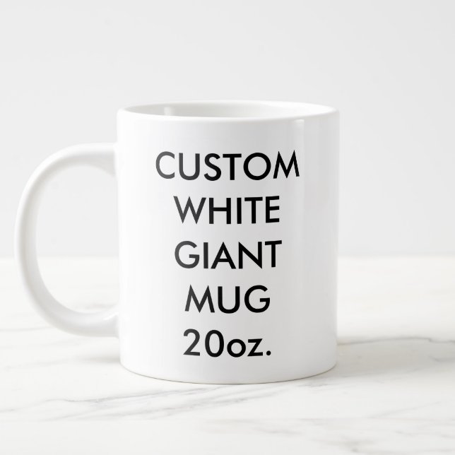 Custom Personalisiert Riant Jumbo Tasse 20oz. (Links)