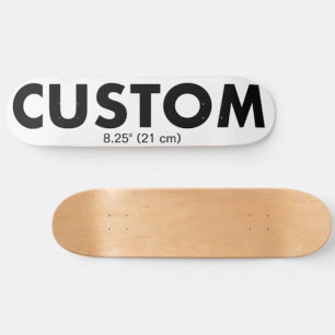 Custom Personalisiert Skateboard Deck 8,25" (21cm)