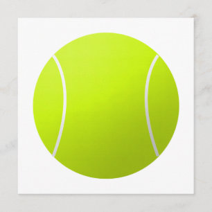 Custom Personalisiert Text Tennis Ball Square Part Einladung