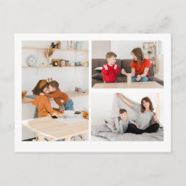 CUSTOM Personalisiertes Foto und Meldung Postkarte