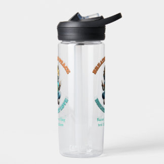 Custom Personalize Boho Bearded Dragon Hippie Trinkflasche