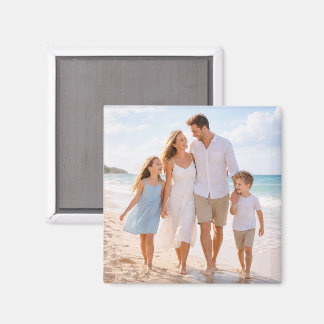 Custom Personalized Family Photo Magnet