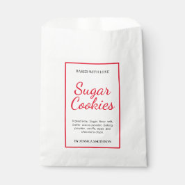 Custom Personalized Homemade label HM001_20sqv1 Geschenktütchen