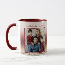 custom, personalized, new year, photo mug, gift,  tasse