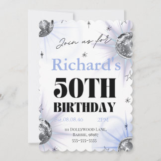 custom personalized photo 50th  instant download  save the date